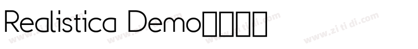 Realistica Demo字体转换